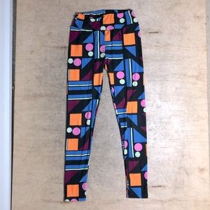 LulaRoe - Child Size Pop Art Leggings